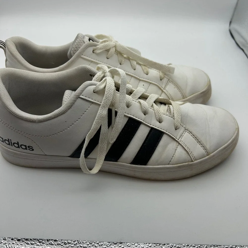 Adidas Cloudfoam VS City‎ Womens Sneakers White Black CG5907 Size 8.5